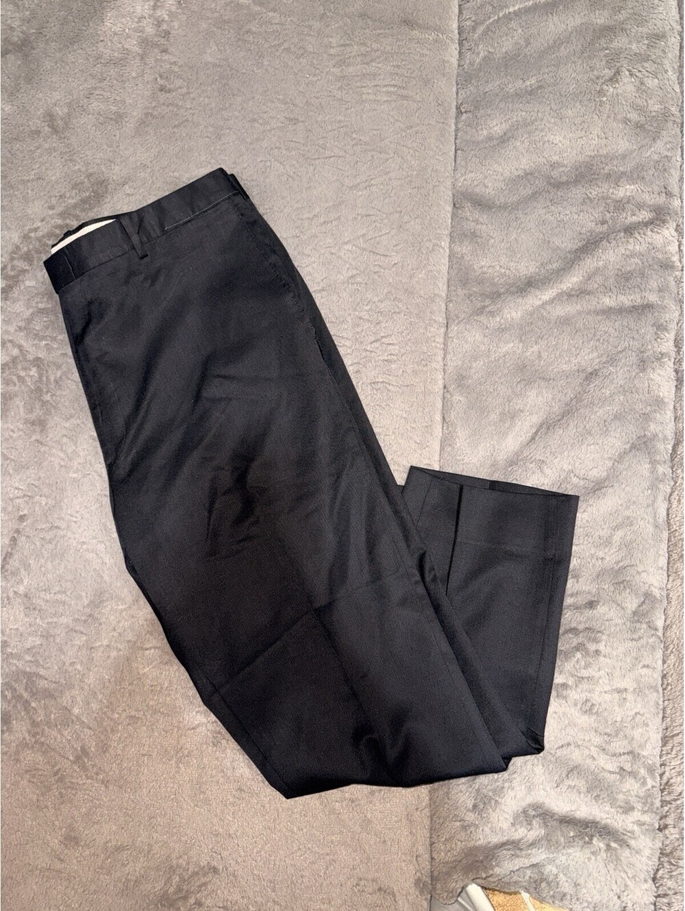 JB Britches Men's 35x31 Black Wool Blend Dress Pants EUC